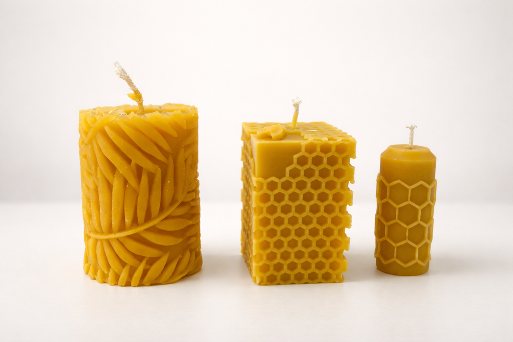 Bougies à la cire d'abeilles, Terres d'Api